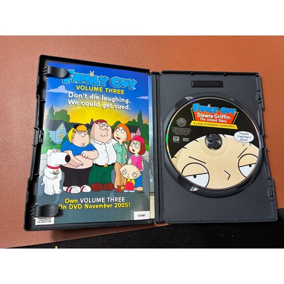 Family Guy Presents Stewie Griffin: The Untold Story DVD - Uncensored Comedy - Picture 3 of 3